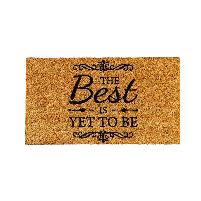 Scroll Coir Mat, 4 Asst