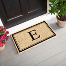 Monogram Coir Mat, Letter  "E"