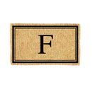 Monogram Coir Mat, Letter  "F"