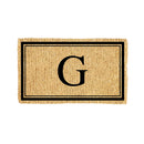 Monogram Coir Mat, Letter  "G"