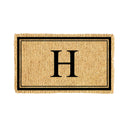Monogram Coir Mat, Letter  "H"