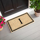 Monogram Coir Mat, Letter  "I"