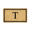Monogram Coir Mat, Letter  "T"