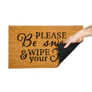 Funny Greeting Coir Mat