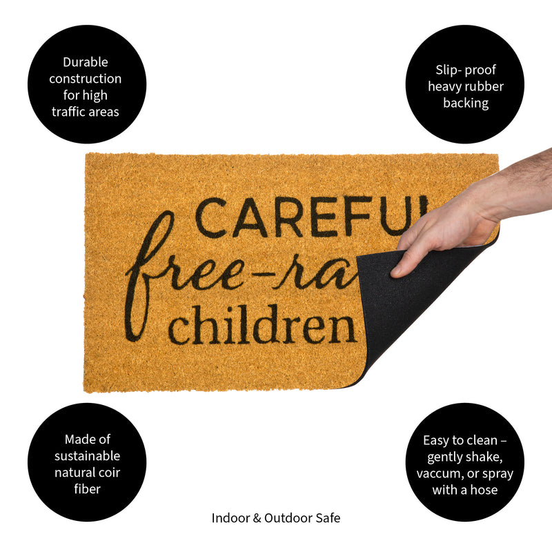 Careful Free-Range Children Coir Mat