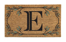 Monogram Coir Mat, Letter  "E"