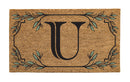 Monogram Coir Mat, Letter  "U"