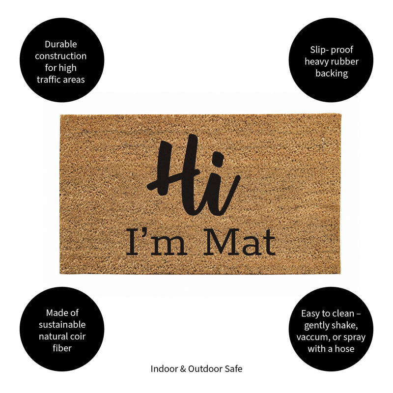 Hi I'm Mat Coir Mat