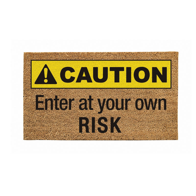 Caution Coir Mat