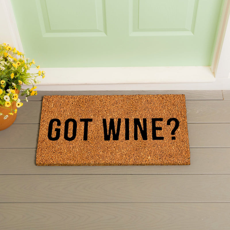 Got Wine? Coir Mat