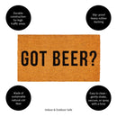 Got Beer? Coir Mat