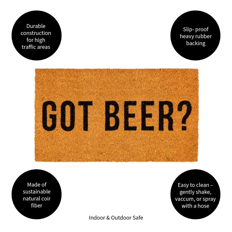 Got Beer? Coir Mat