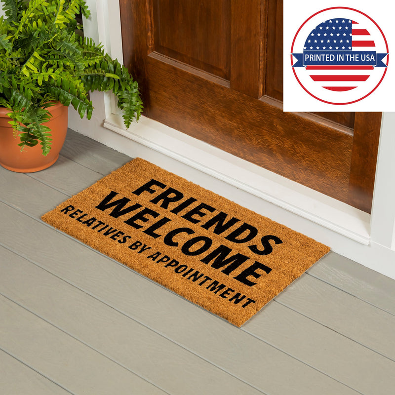 Friends Welcome Coir Mat