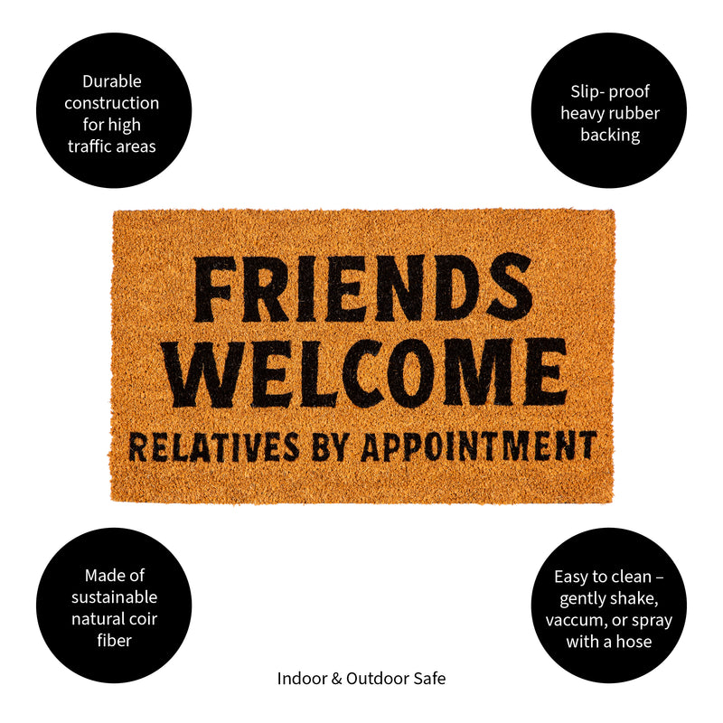 Friends Welcome Coir Mat