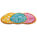 Happy Easter Floral Egg Shaped Coir Mat