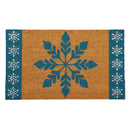 Sparkling Snowflake Coir Mat