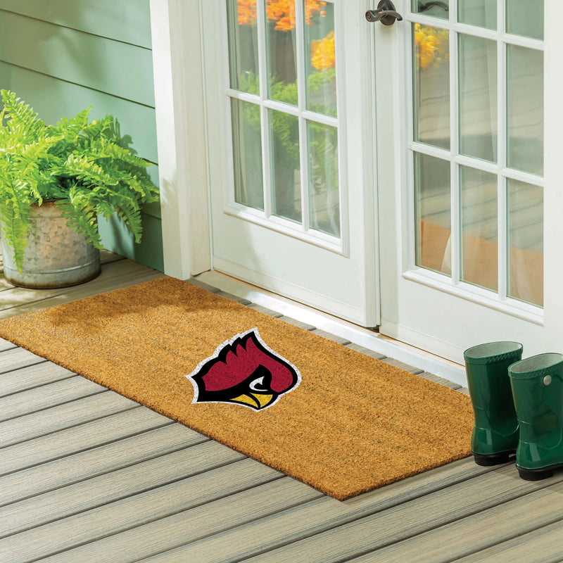 Arizona Cardinals Extra Large Full Color Coir Mat, 60"x24"