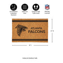 Atlanta Falcons Large One Color Coir Mat, 36"x24"