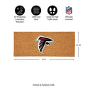 Atlanta Falcons Extra Large Full Color Coir Mat, 60"x24"