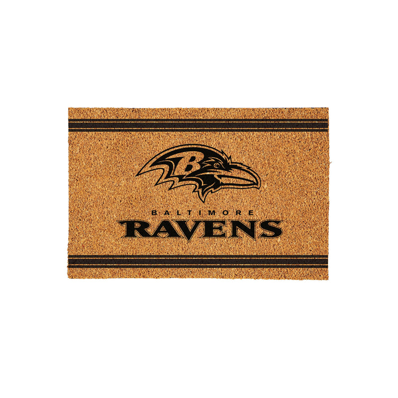 Baltimore Ravens Large One Color Coir Mat, 36"x24"