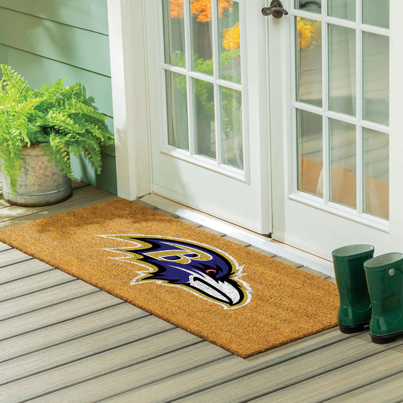 Baltimore Ravens Extra Large Full Color Coir Mat, 60"x24"