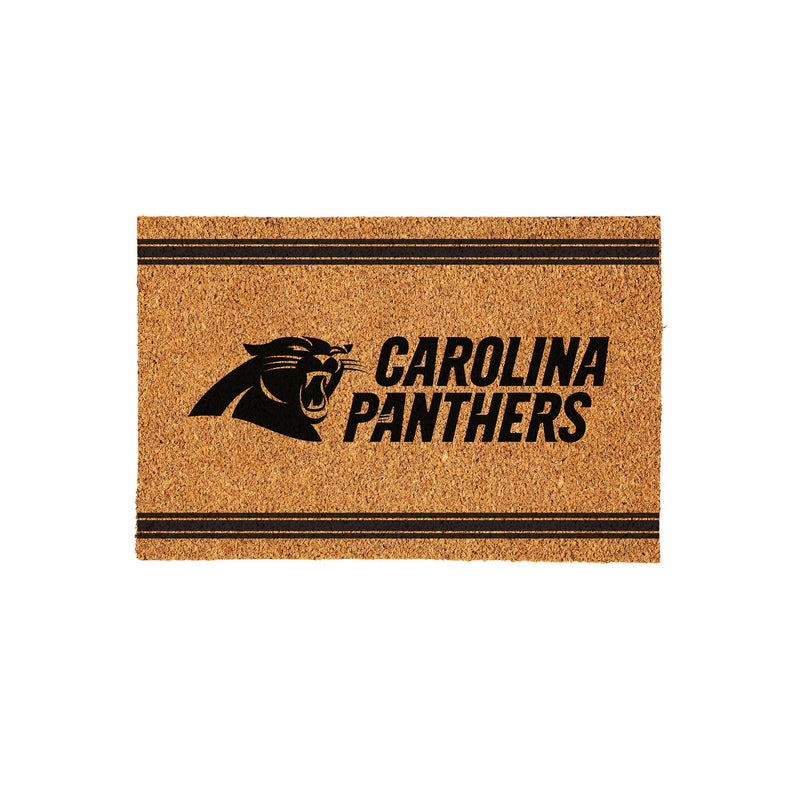 Carolina Panthers Large One Color Coir Mat, 36"x24"