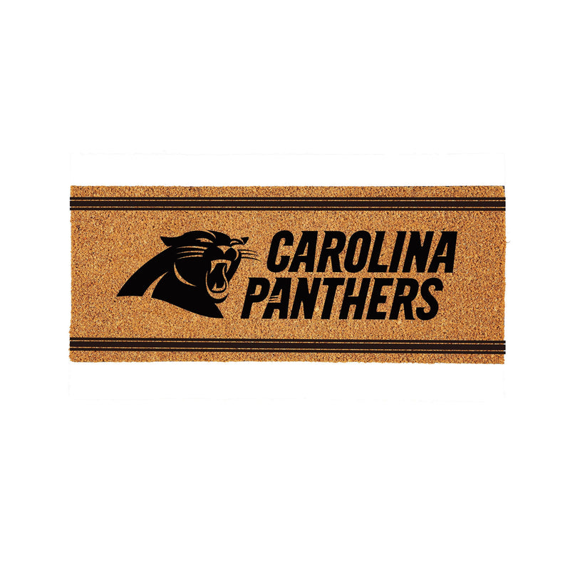 Carolina Panthers Extra Large One Color Coir Mat, 60"x24"