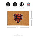 Chicago Bears Large Full Color Coir Mat, 36"x24"