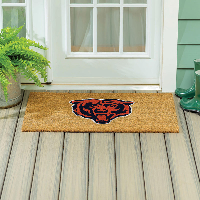 Chicago Bears Large Full Color Coir Mat, 36"x24"