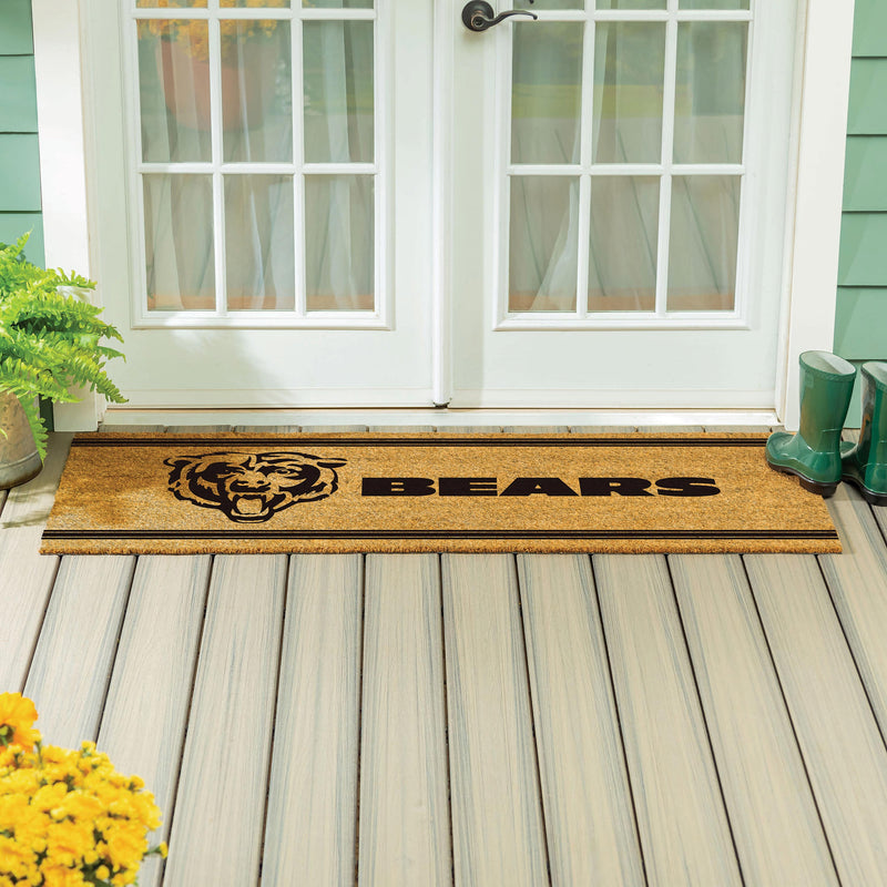 Chicago Bears Extra Large One Color Coir Mat, 60"x24"