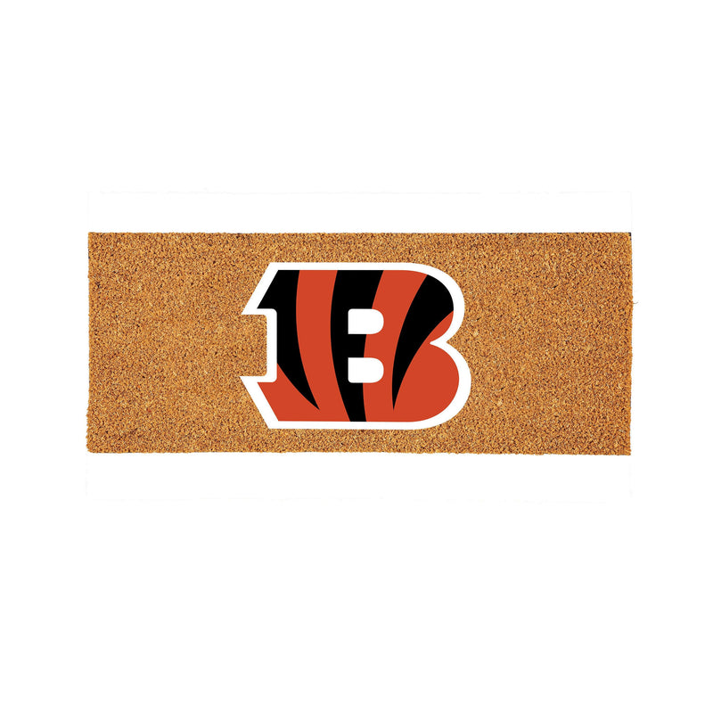 Cincinnati Bengals Extra Large Full Color Coir Mat, 60"x24"