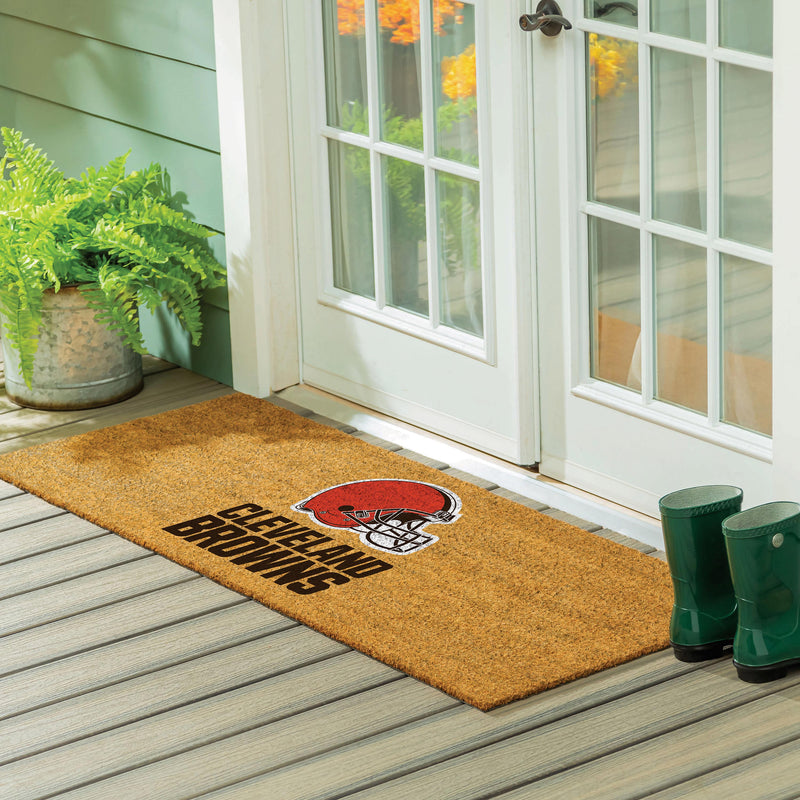 Cleveland Browns Extra Large Full Color Coir Mat, 60"x24"