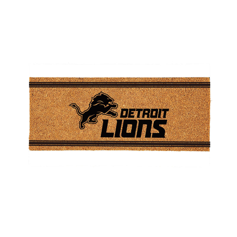 Detroit Lions Extra Large One Color Coir Mat, 60"x24"