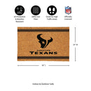 Houston Texans Large One Color Coir Mat, 36"x24"