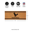 Houston Texans Extra Large One Color Coir Mat, 60"x24"