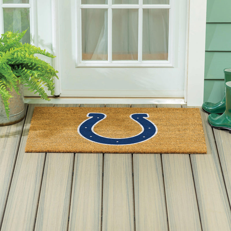 Indianapolis Colts Large Full Color Coir Mat, 36"x24"