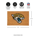 Jacksonville Jaguars Large Full Color Coir Mat, 36"x24"