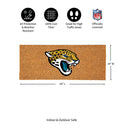 Jacksonville Jaguars Extra Large Full Color Coir Mat, 60"x24"