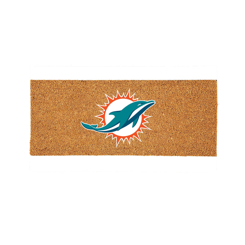 Miami Dolphins Extra Large Full Color Coir Mat, 60"x24"