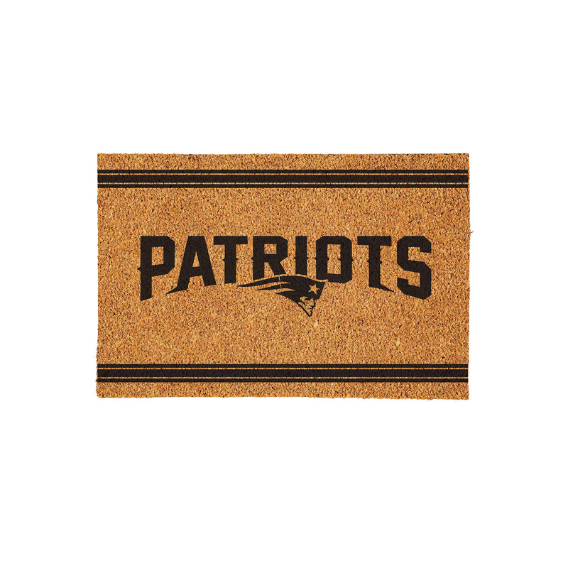 New England Patriots Large One Color Coir Mat, 36"x24"