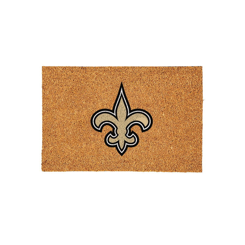 New Orleans Saints Large Full Color Coir Mat, 36"x24"