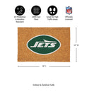 New York Jets Large Full Color Coir Mat, 36"x24"