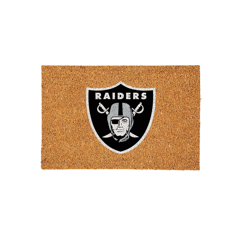 Las Vegas Raiders Large Full Color Coir Mat, 36"x24"