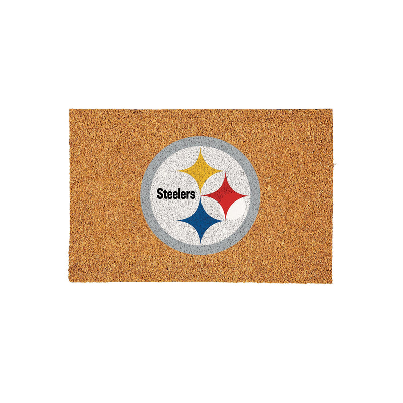 Pittsburgh Steelers Large Full Color Coir Mat, 36"x24"