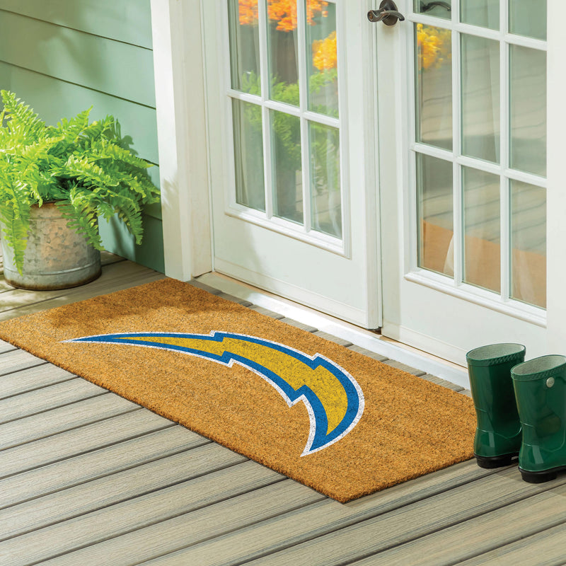 Los Angeles Chargers Extra Large Full Color Coir Mat, 60"x24"