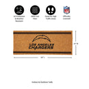 Los Angeles Chargers Extra Large One Color Coir Mat, 60"x24"