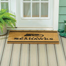 Seattle Seahawks Large One Color Coir Mat, 36"x24"