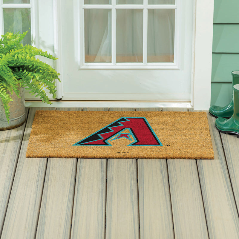 Arizona Diamondbacks Large Full Color Coir Mat, 36"x24"