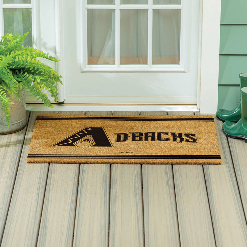 Arizona Diamondbacks Large One Color Coir Mat, 36"x24"