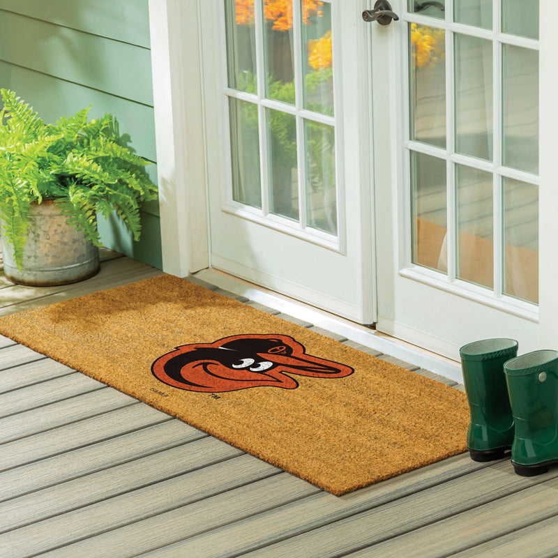 Baltimore Orioles Extra Large Full Color Coir Mat, 60"x24"